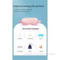 Beautful embroidered usb silk eye mask